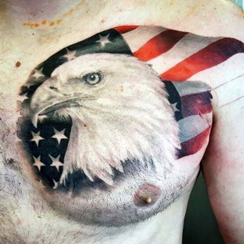 tatuaje genial aguila para hombre 49