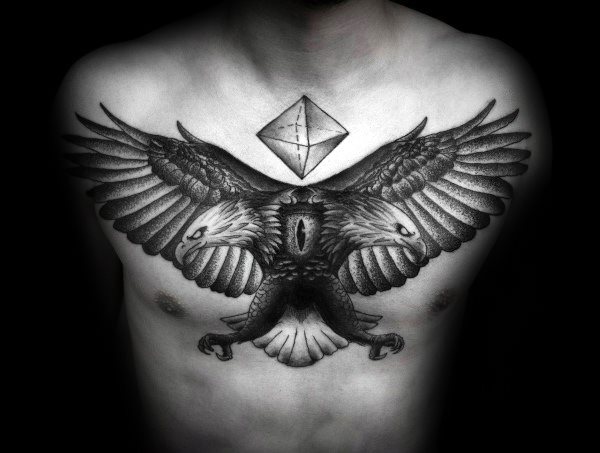 tatuaje genial aguila para hombre 50