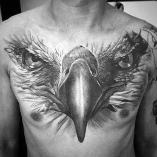 tatuaje genial aguila para hombre 51