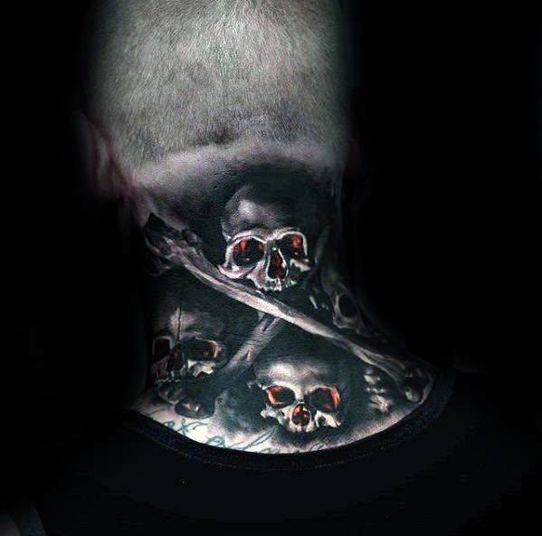 tatuaje genial calavera para hombre 11