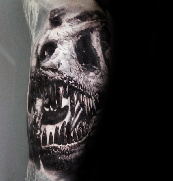 tatuaje genial calavera para hombre 43