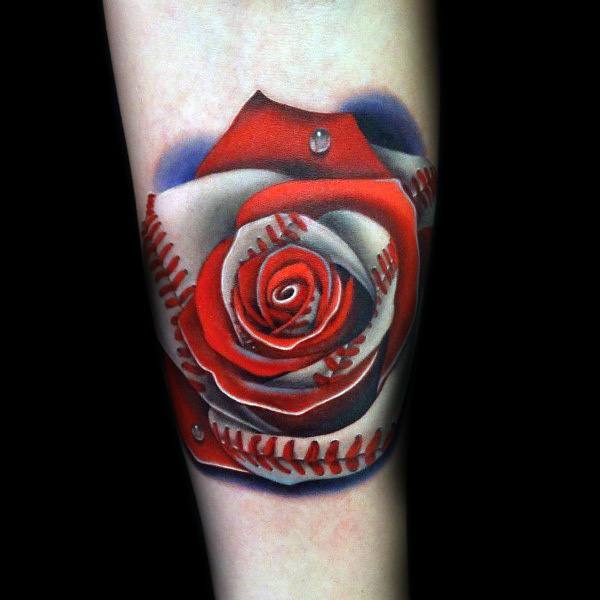 tatuaje genial rosas para hombre 09