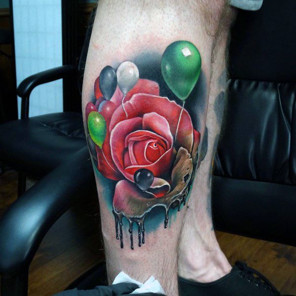 tatuaje genial rosas para hombre 36