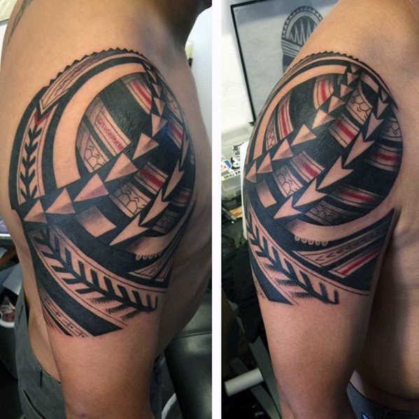 tatuaje genial tribal para hombre 23