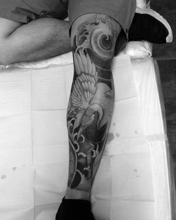 tatuaje fenix japones para hombre 06