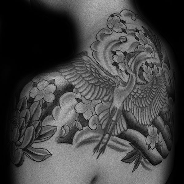 tatuaje fenix japones para hombre 18