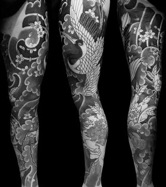 tatuaje fenix japones para hombre 19