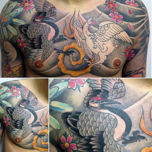 tatuaje fenix japones para hombre 25