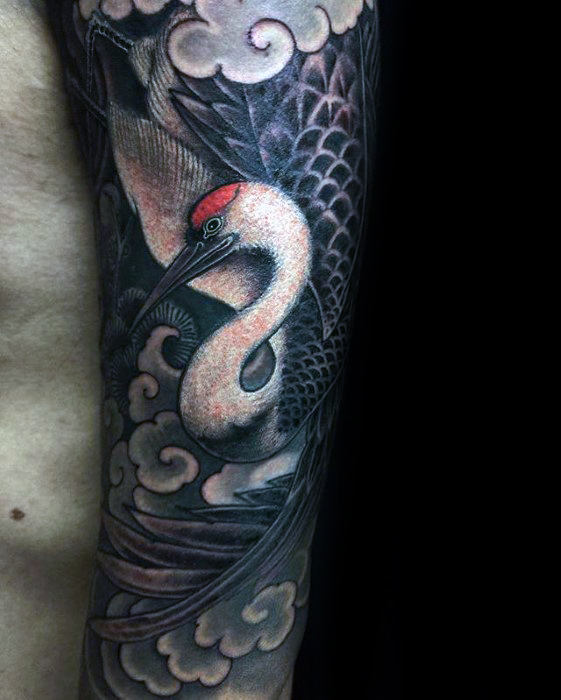 tatuaje fenix japones para hombre 26