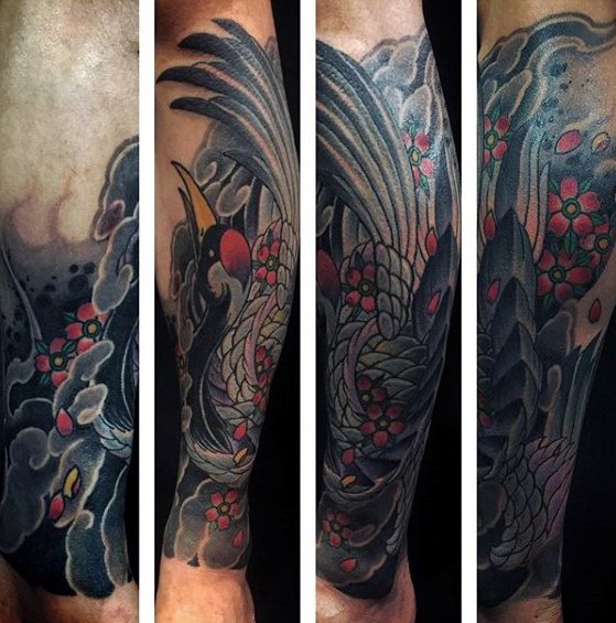 tatuaje fenix japones para hombre 28