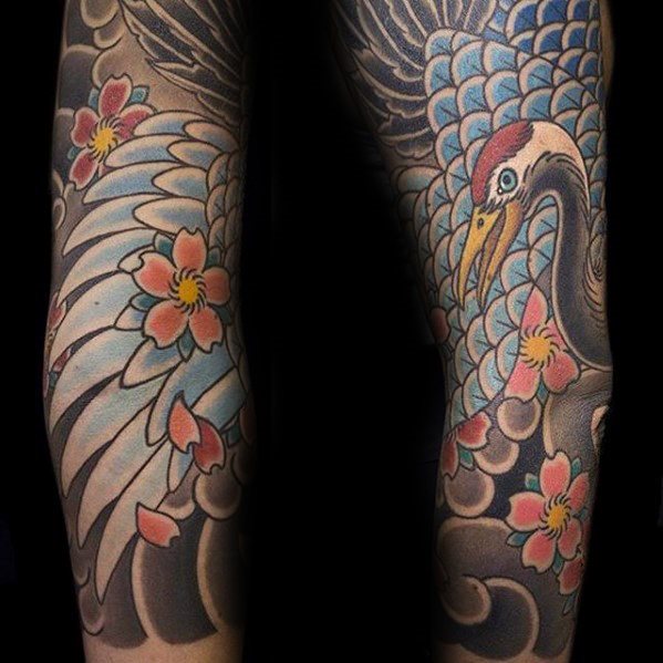 tatuaje fenix japones para hombre 32