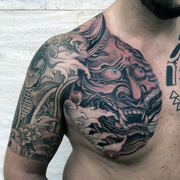 tatuaje japones media manga para hombre 08