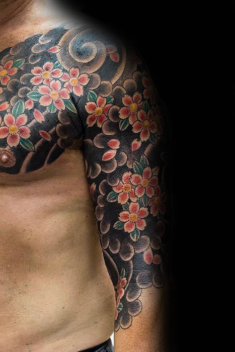 tatuaje japones media manga para hombre 12