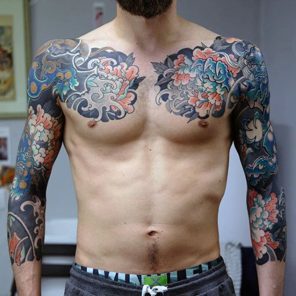 tatuaje japones media manga para hombre 23