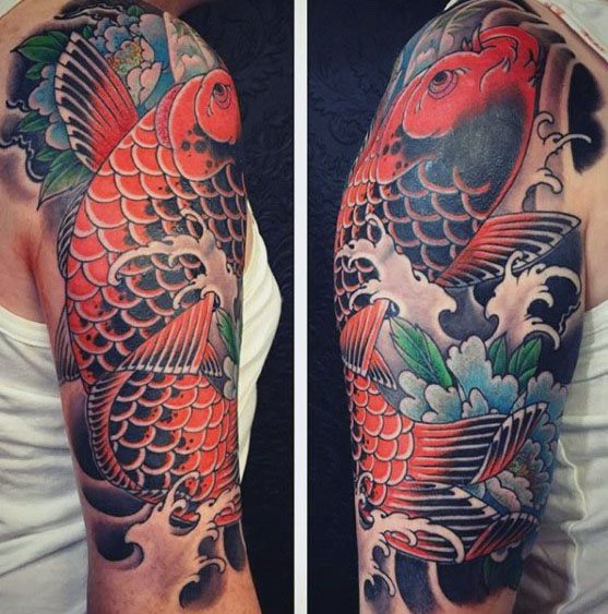 tatuaje japones media manga para hombre 43