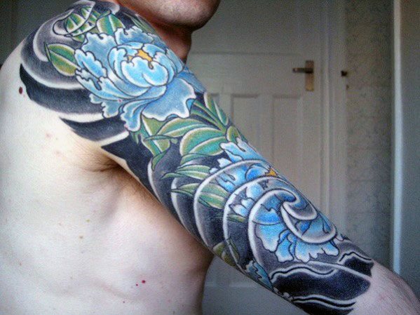 tatuaje japones media manga para hombre 46