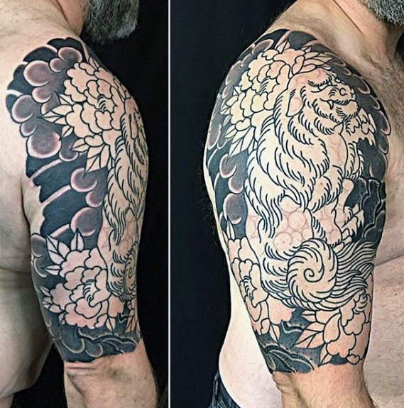 tatuaje japones media manga para hombre 47