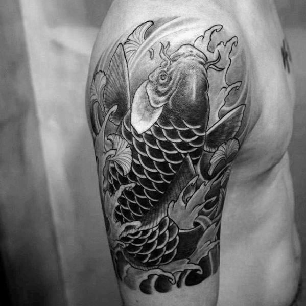 tatuaje japones media manga para hombre 50