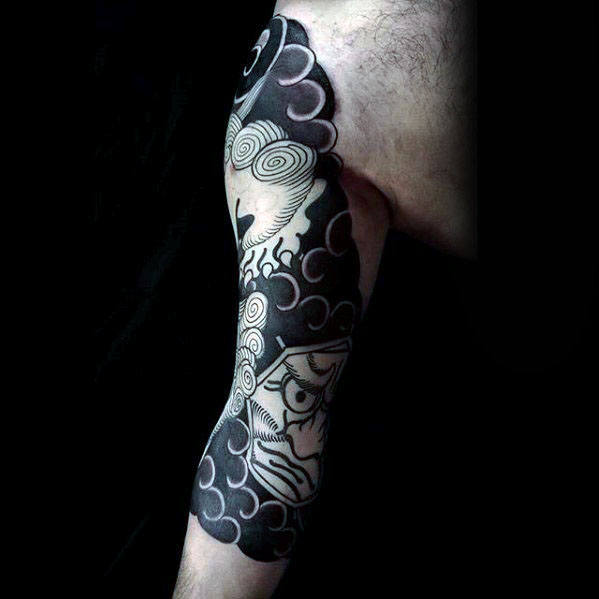 tatuaje japones media manga para hombre 52