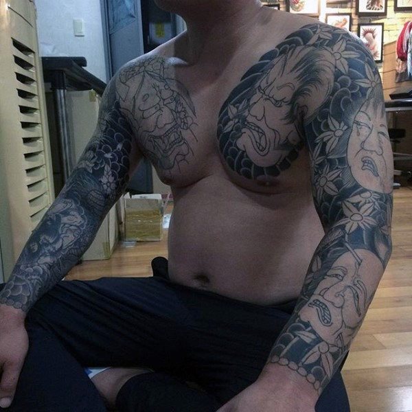 tatuaje japones para hombre 11