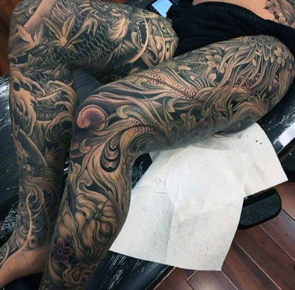 tatuaje japones para hombre 46