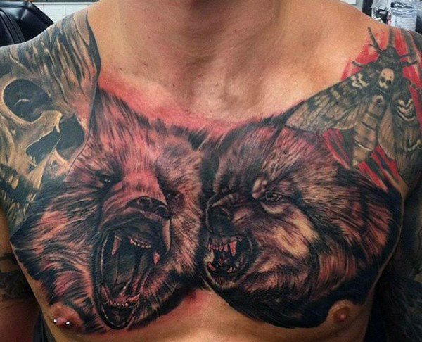 tatuaje oso para hombre 07