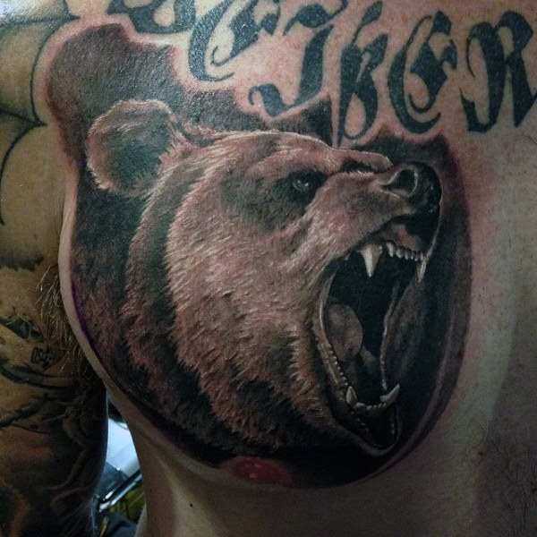 tatuaje oso para hombre 09