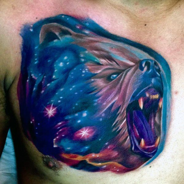 tatuaje oso para hombre 41
