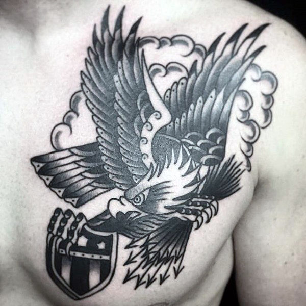 tatuaje pajaro para hombre 07