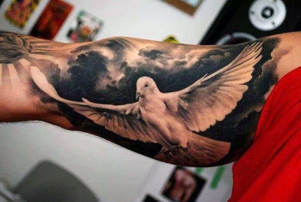 tatuaje pajaro para hombre 09