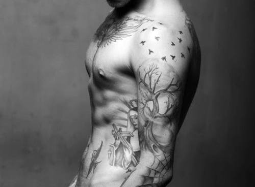 tatuaje pajaro para hombre 12