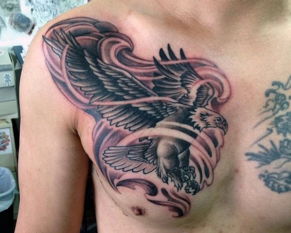 tatuaje pajaro para hombre 17