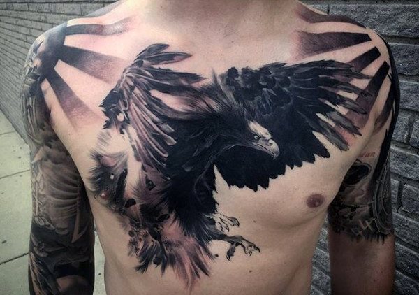 tatuaje pajaro para hombre 18