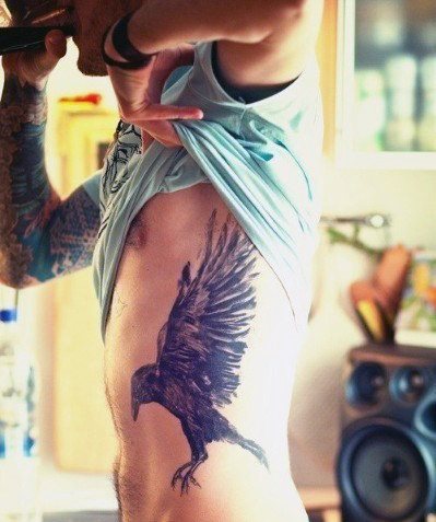 tatuaje pajaro para hombre 21