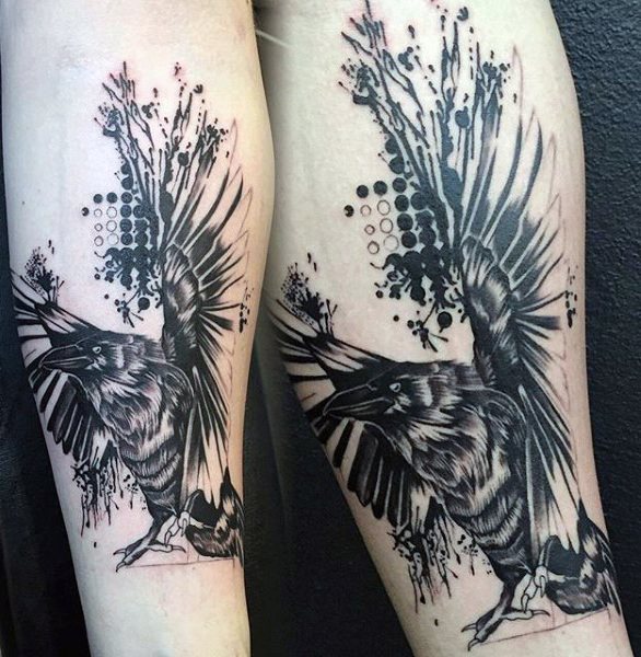 tatuaje pajaro para hombre 34