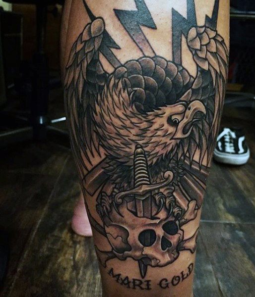 tatuaje pajaro para hombre 47
