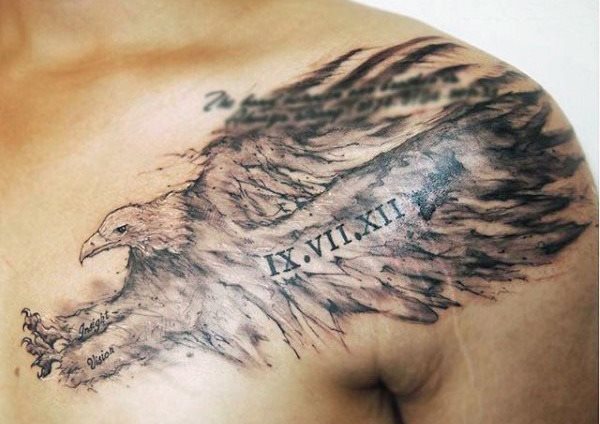tatuaje pajaro para hombre 57