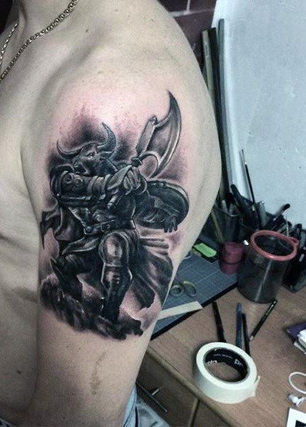 tatuaje toro para hombre 02