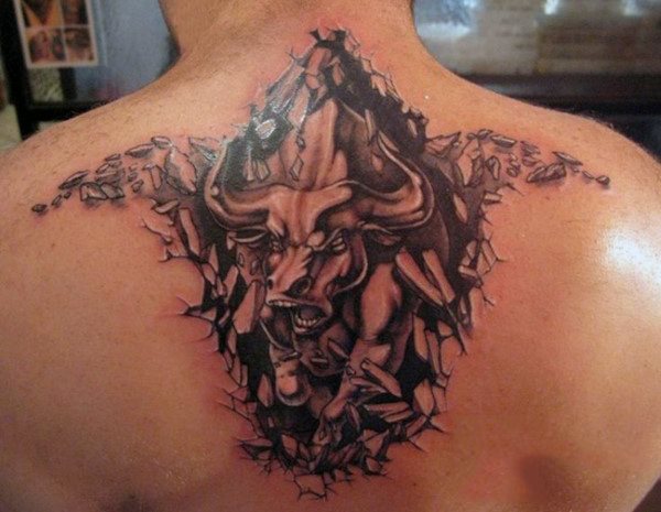 tatuaje toro para hombre 10