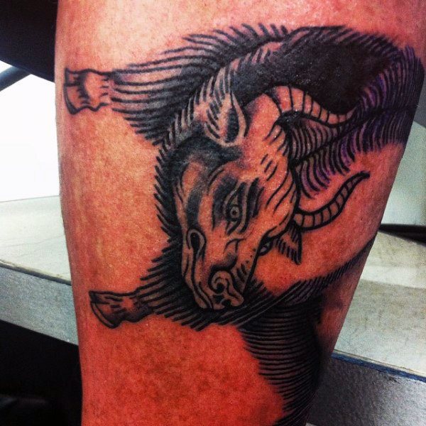 tatuaje toro para hombre 54