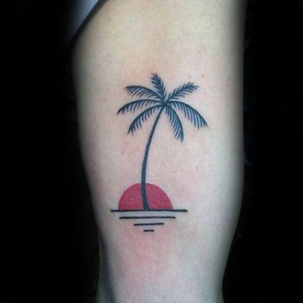 pequeno tatuaje arbol para hombre 40