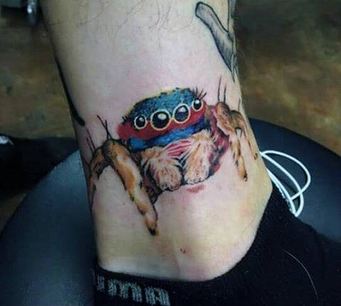 tatuaje arana para hombre 06