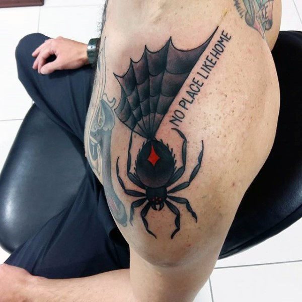 tatuaje arana para hombre 21