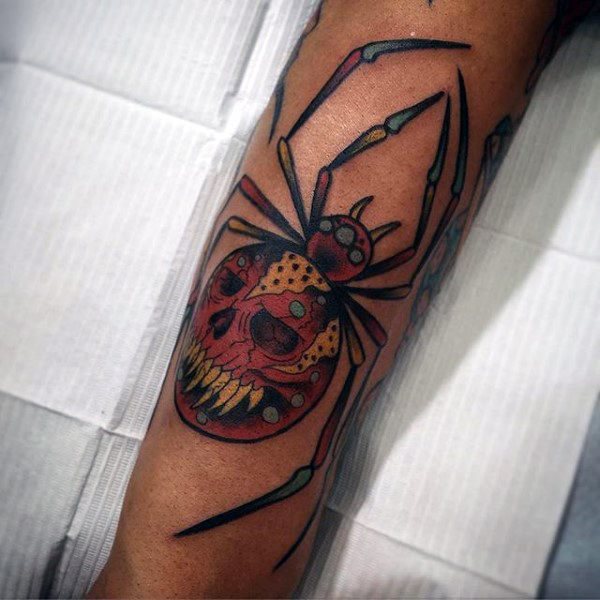 tatuaje arana para hombre 30