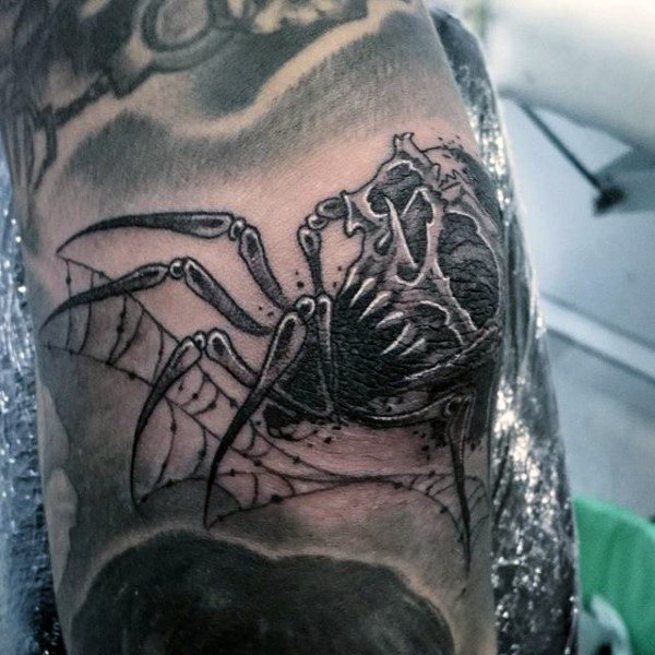 tatuaje arana para hombre 36