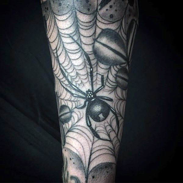 tatuaje arana para hombre 39