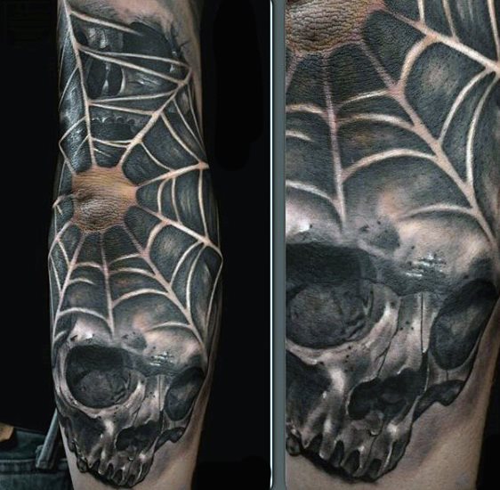tatuaje arana para hombre 42