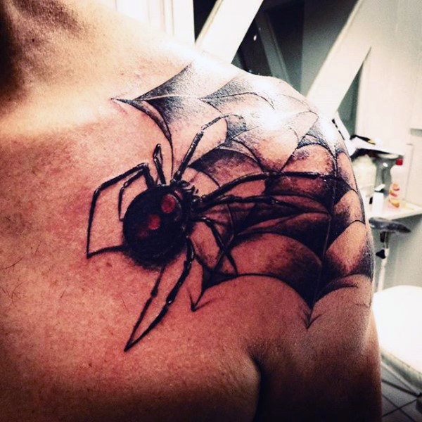 tatuaje arana para hombre 43