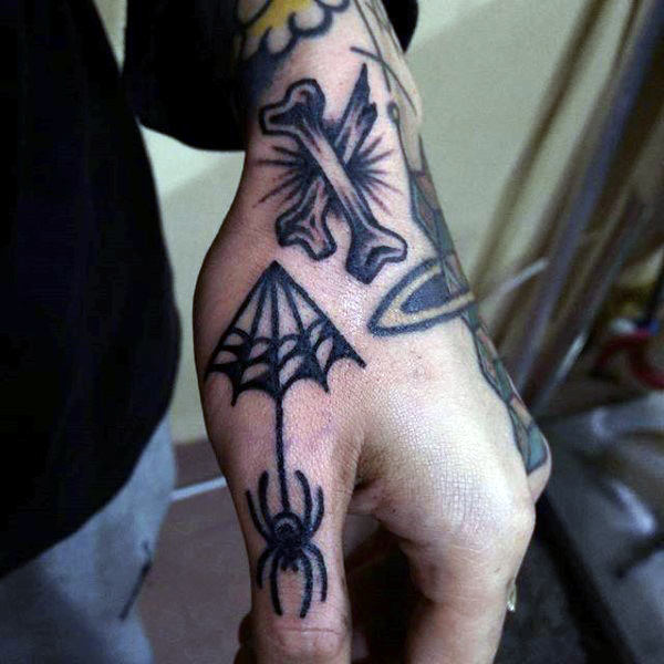 tatuaje arana para hombre 44