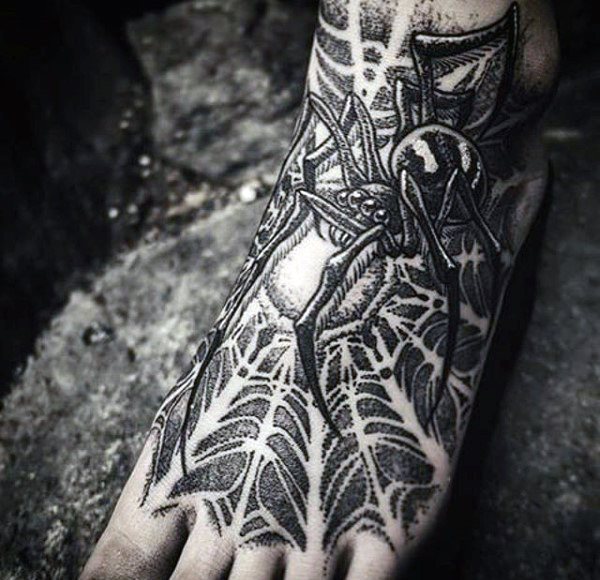 tatuaje arana para hombre 46